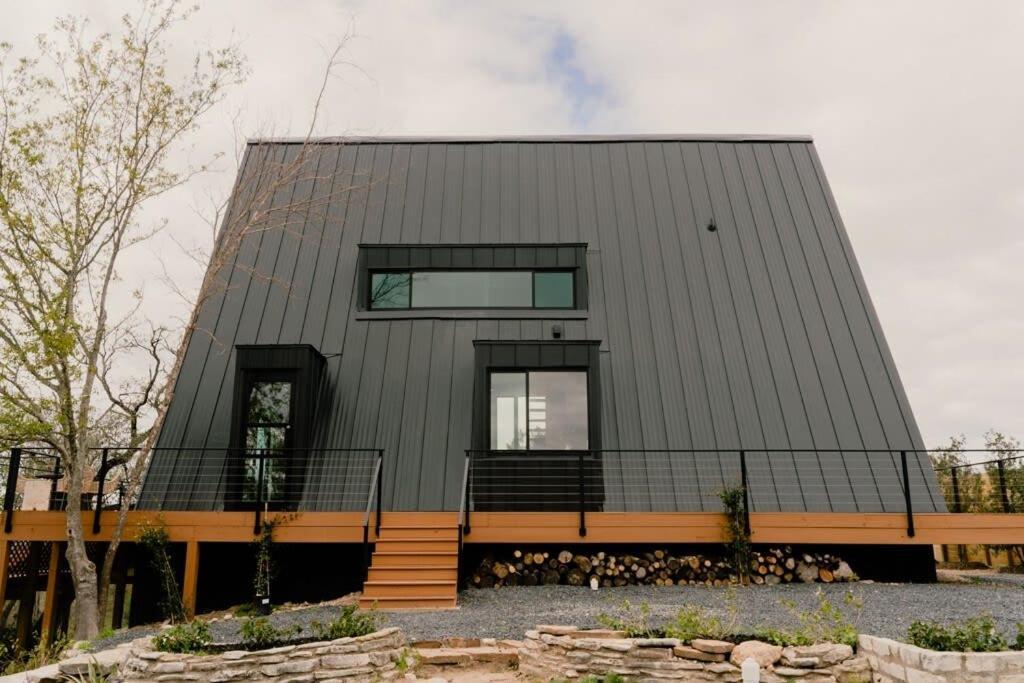 The Pedernales A-Frame Villa Fredericksburg Dış mekan fotoğraf