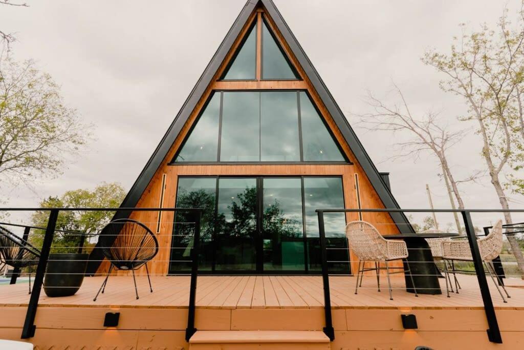 The Pedernales A-Frame Villa Fredericksburg Dış mekan fotoğraf