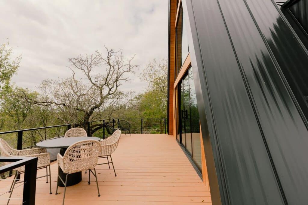 The Pedernales A-Frame Villa Fredericksburg Dış mekan fotoğraf