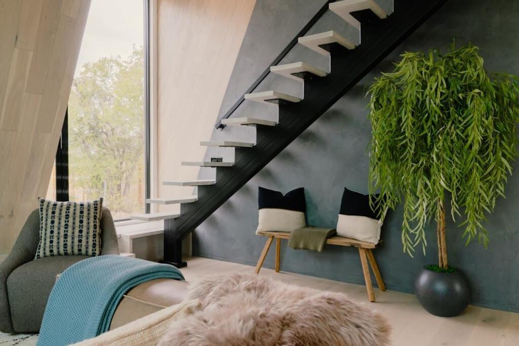 The Pedernales A-Frame Villa Fredericksburg Dış mekan fotoğraf