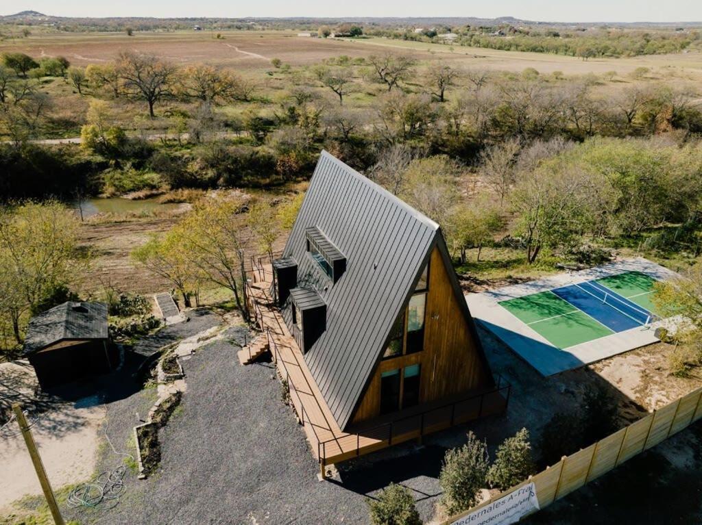 The Pedernales A-Frame Villa Fredericksburg Dış mekan fotoğraf