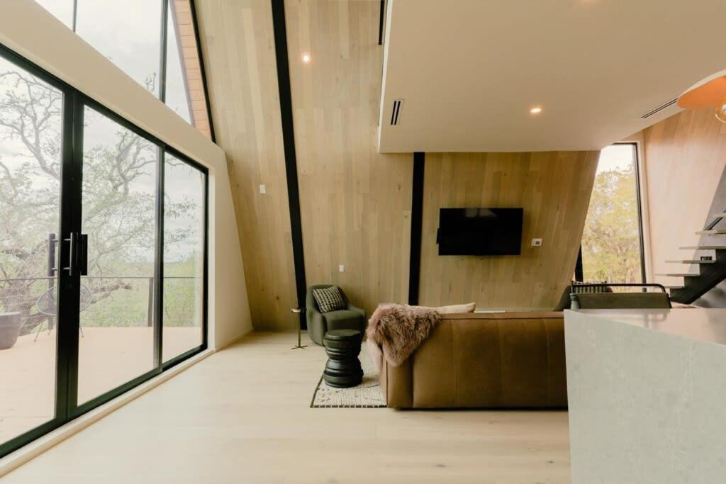 The Pedernales A-Frame Villa Fredericksburg Dış mekan fotoğraf